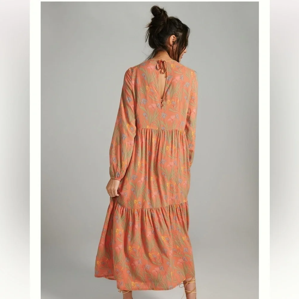NWT Anthropologie Bobo Choses Floral Maxi Dress Size Medium